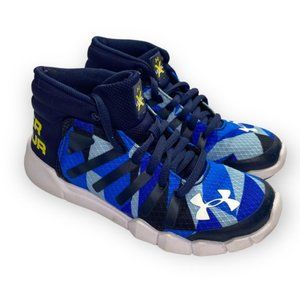 Under Armour Kids Blue B65 X Level Sneaker Shoes Size 12US